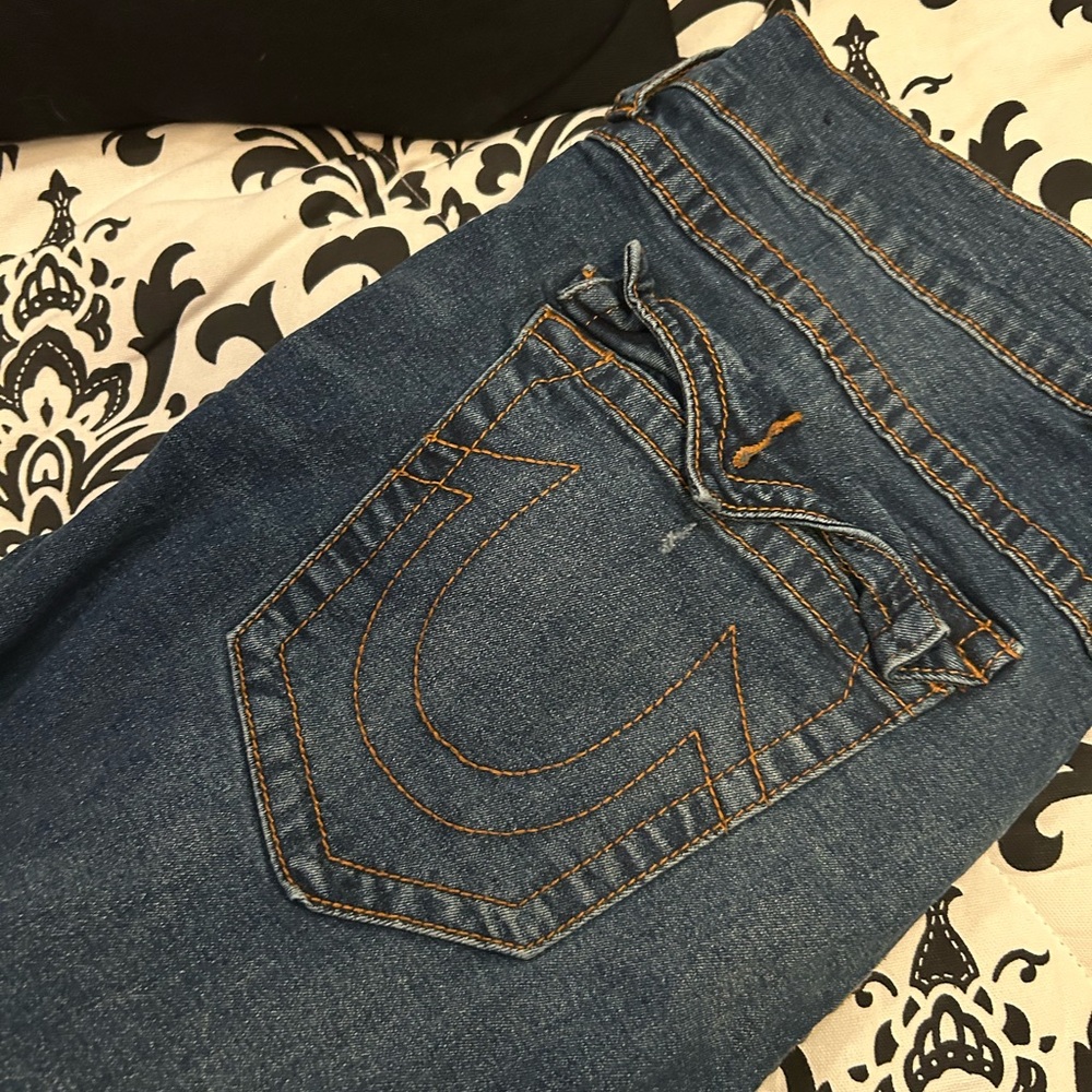 True Religion Dark Blue Denim Pants Men’s - Picture 2 of 4